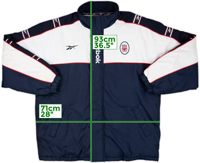 1998-99 Liverpool Reebok Padded Bench Coat - 7/10 - (XL)