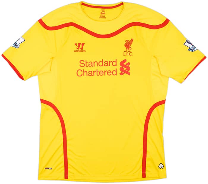 2014-15 Liverpool Away Shirt Gerrard #8 - 8/10 - (XXL)