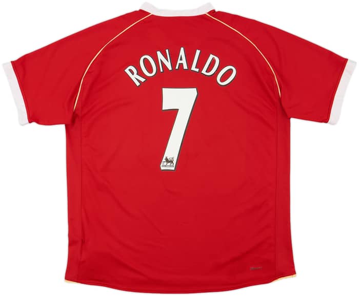 2006-07 Manchester United Home Shirt Ronaldo #7 - 6/10 - (XL)