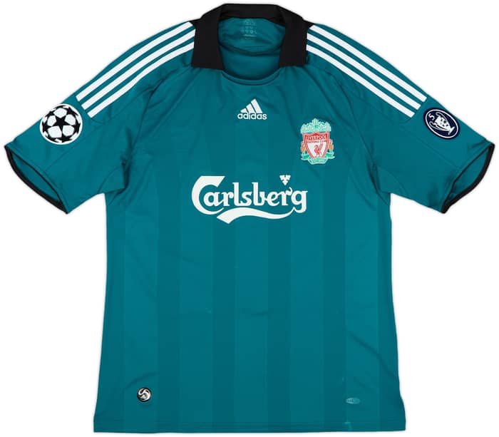 2008-09 Liverpool Third Shirt Gerrard #8 - 8/10 - (L)