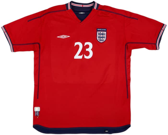 2002-04 England Away Shirt Rooney #23 - 6/10 - (L)