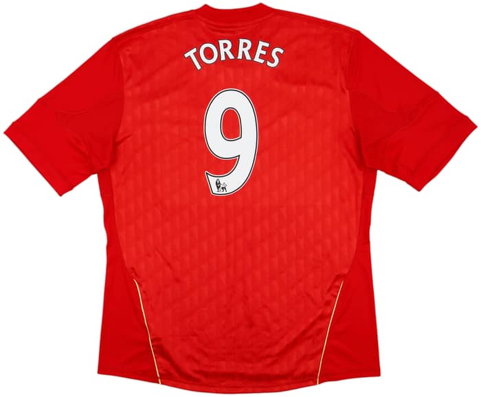 2010-12 Liverpool Home Shirt Torres #9 - 6/10 - (XL)