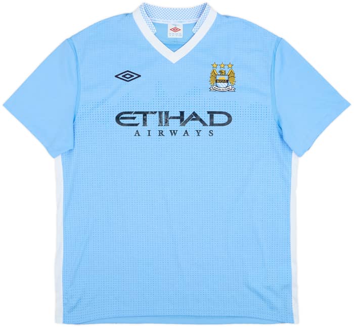 2011-12 Manchester City Home Shirt Silva #21 - 6/10 - (XXL)