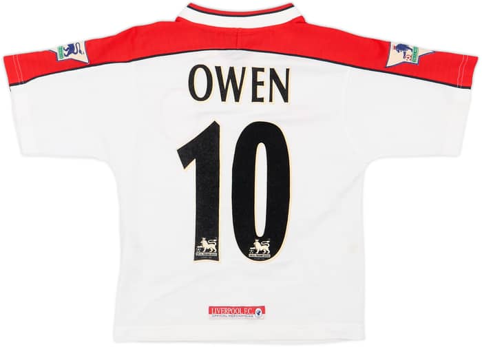 1998-99 Liverpool Away Shirt Owen #10 - 6/10 - (S.Boys)