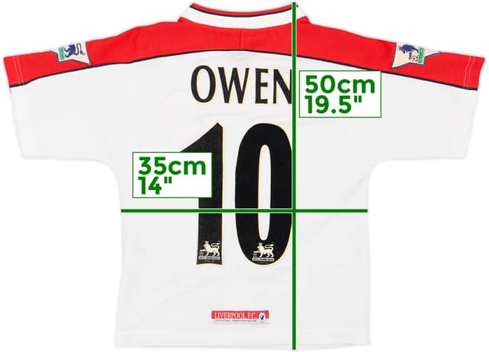 1998-99 Liverpool Away Shirt Owen #10 - 6/10 - (S.Boys)