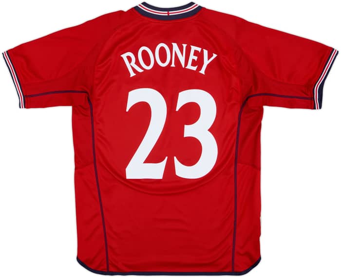 2002-04 England Away Shirt Rooney #23 - 6/10 - (M)