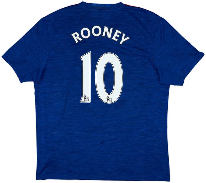 2016-17 Manchester United Away Shirt Rooney #10 - 8/10 - (XL)