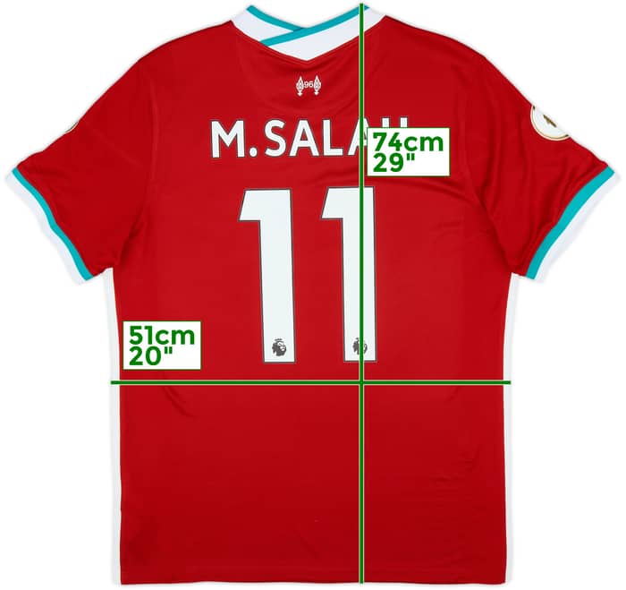2020-21 Liverpool Home Shirt M.Salah #11 - 8/10 - (Women's L)