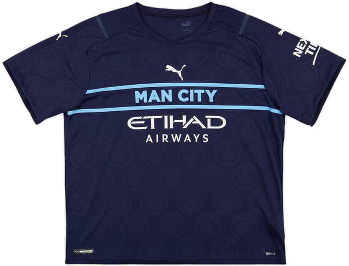 2021-22 Manchester City Third Shirt De Bruyne #17 - 8/10 - (XXL)