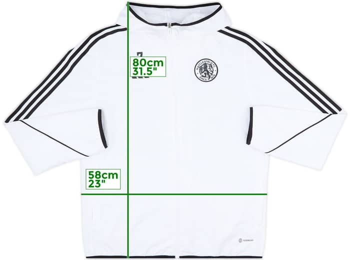 2022-23 Macclesfield Town adidas Player Issue Hooded Track Jacket #7 - 6/10 - (L)