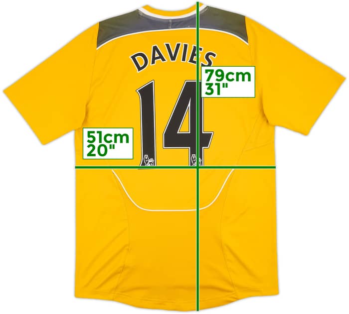 2008-09 Bolton Away Shirt Davies #14 - 7/10 - (L)