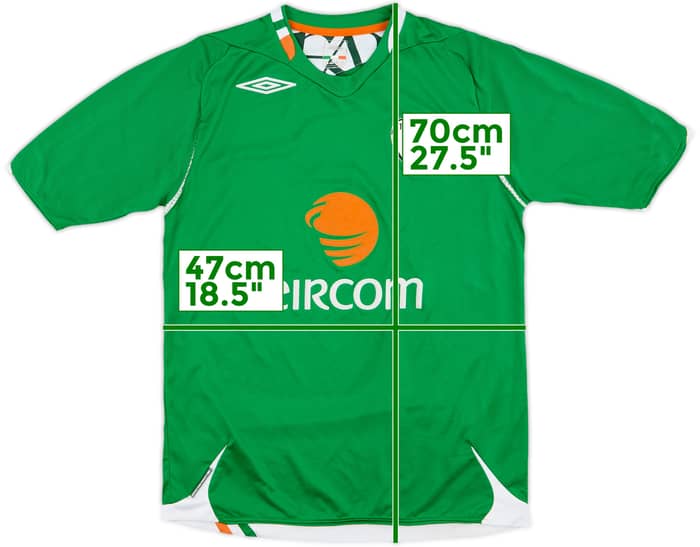 2006-08 Ireland Home Shirt - 8/10 - (S)