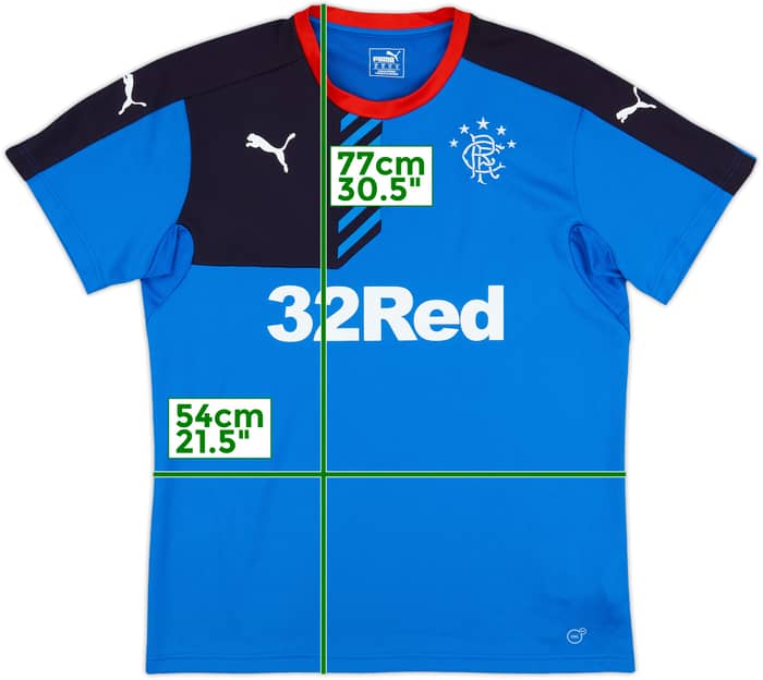 2015-16 Rangers Training Shirt - 8/10 - (XL)