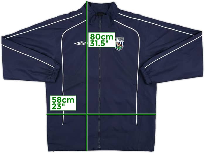 2006-07 West Brom Umbro Track Jacket - 8/10 - (M)