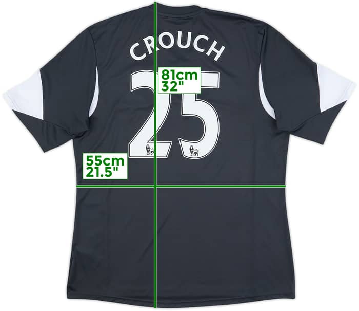 2013-14 Stoke City '150 Years' Away Shirt Crouch #25 - 9/10 - (XL)