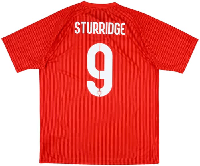 2014-15 England Away Shirt Sturridge #9 - 10/10 - (L)