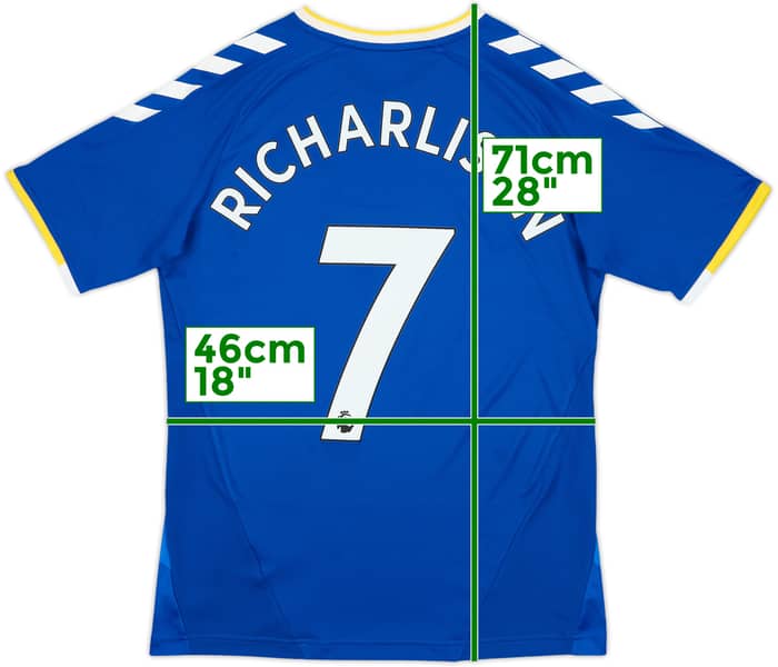 2021-22 Everton Home Shirt Richarlison #7 - 9/10 - (S)