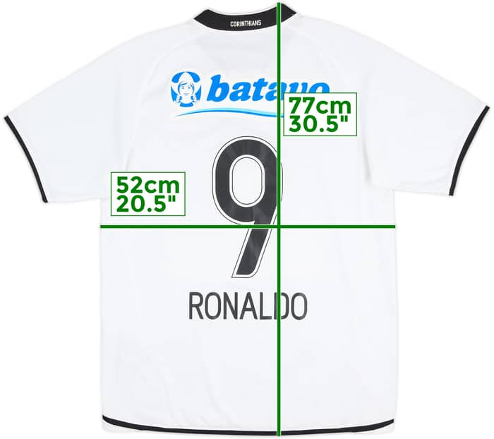 Camiseta de local del Corinthians 2009 Ronaldo #9 - 8/10 - (M)