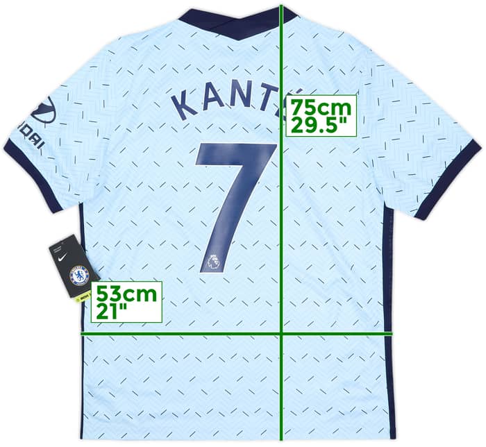 2020-21 Chelsea Away Shirt Kante #7 (L)