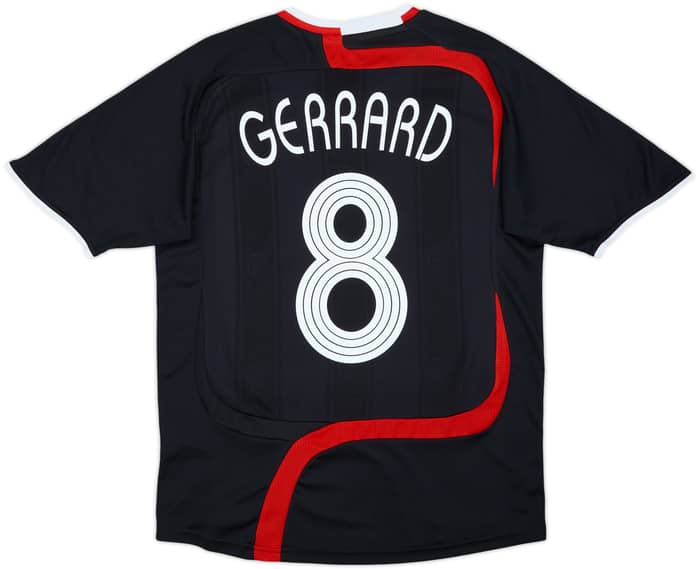 2007-08 Liverpool Third Shirt Gerrard #8 - 6/10 - (M)