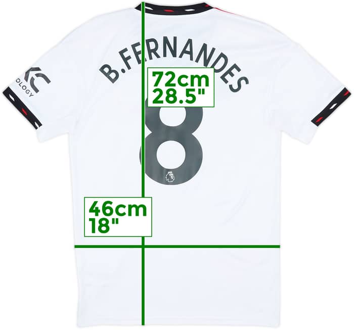 2022-23 Manchester United Away Shirt B.Fernandes #8 - 10/10 - (S)