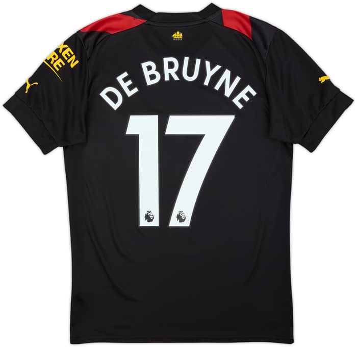 2022-23 Manchester City Away Shirt De Bruyne #17 - 8/10 - (S)