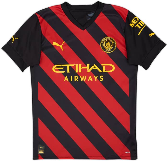 2022-23 Manchester City Away Shirt De Bruyne #17 - 8/10 - (S)