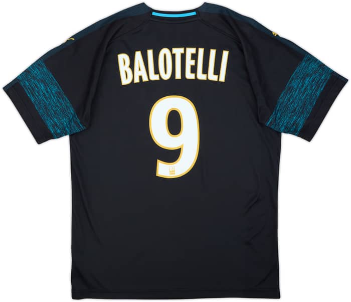 2018-19 Olympique Marseille Away Shirt Balotelli #9 - 8/10 - (M)