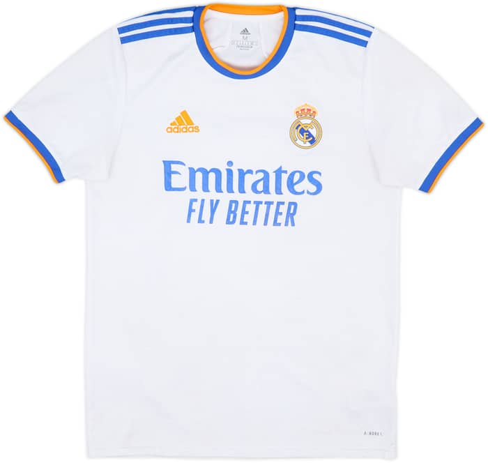 2021-22 Real Madrid Home Shirt Benzema #9 - 6/10 - (M)