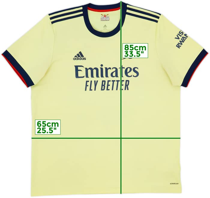 2021-22 Arsenal Away Shirt - 5/10 - (XXL)