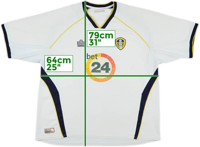 2006-07 Leeds United Home Shirt - 4/10 - (3XL)