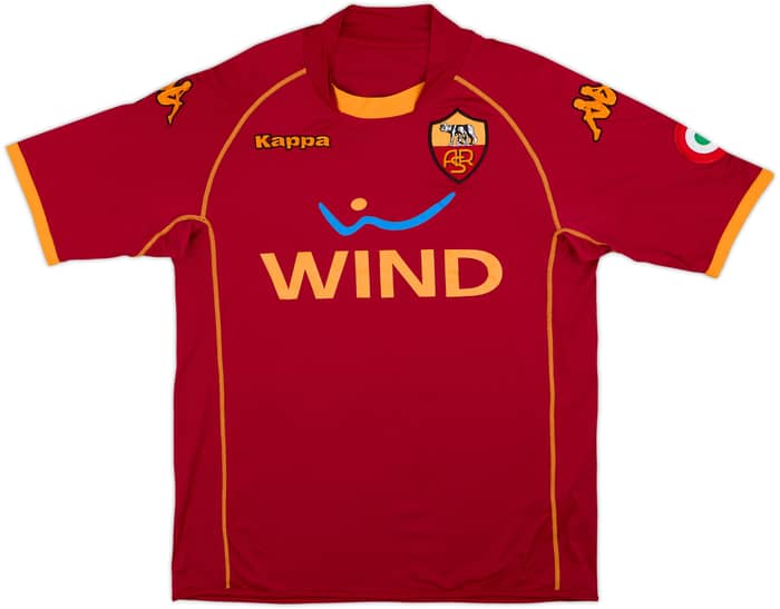 2008-09 Roma Home Shirt Totti #10 - 8/10 - (L)