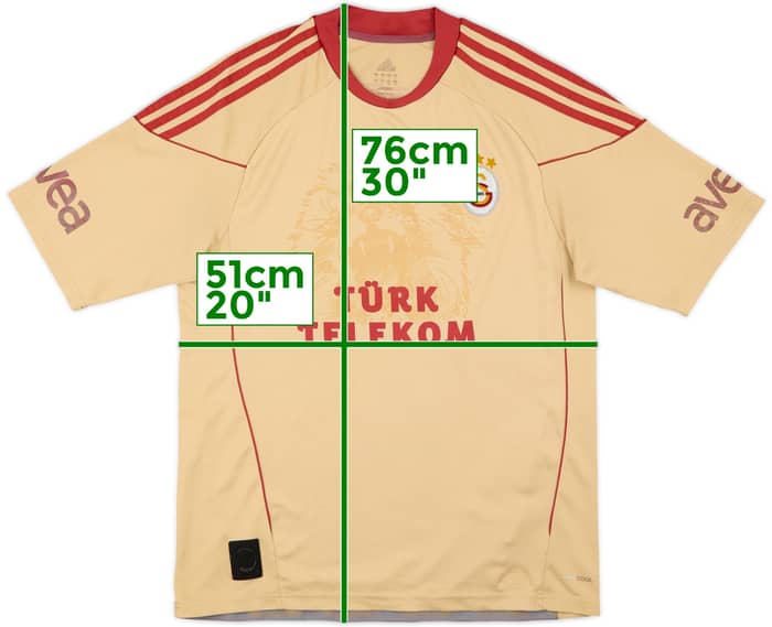 2010-11 Galatasaray Away Shirt - 7/10 - (L)