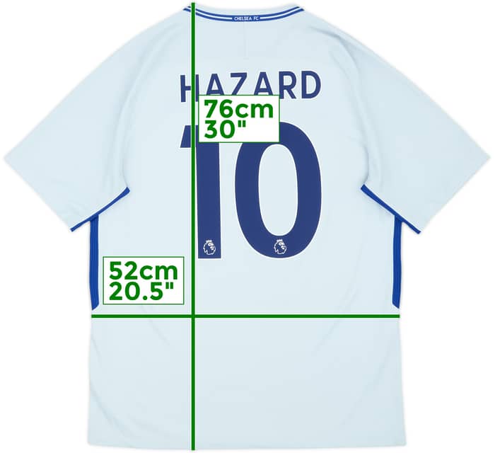 2017-18 Chelsea Away Shirt Hazard #10 - 9/10 - (L)