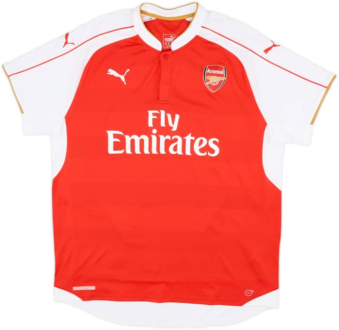 2015-16 Arsenal Home Shirt Arteta #8 - 6/10 - (XXL)