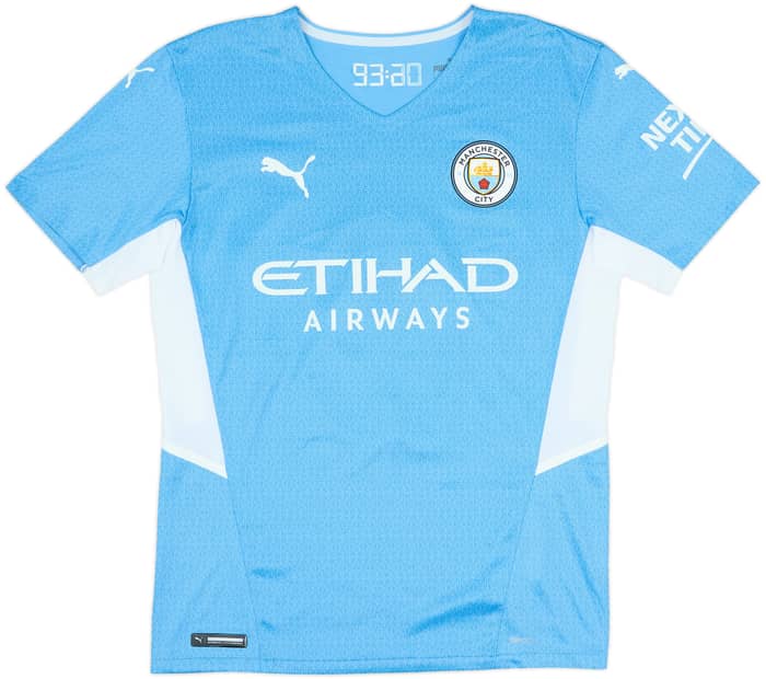 2021-22 Manchester City Authentic Home Shirt Gundogan #8 - 6/10 - (M)