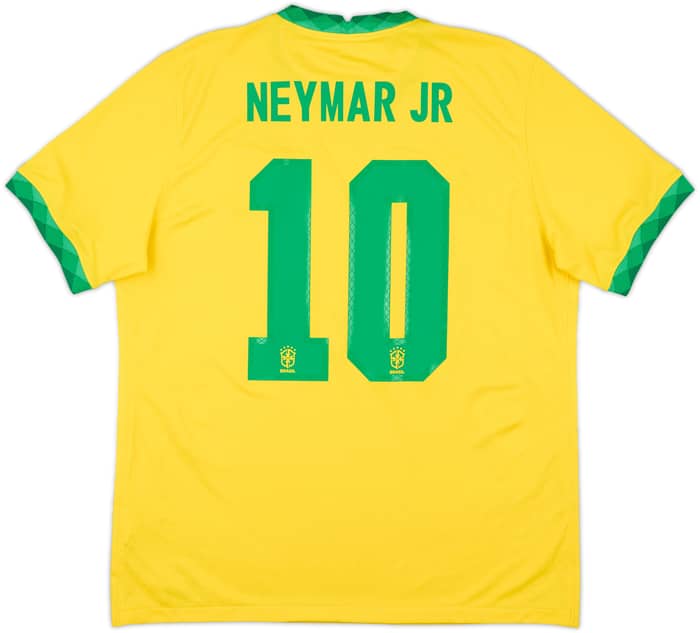 2020-21 Brazil Home Shirt Neymar Jr #10 - 10/10 - (L)