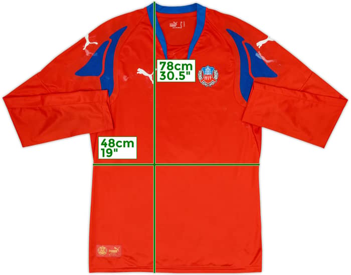 2007-08 Helsingborgs Home L/S Shirt - 5/10 - (M)