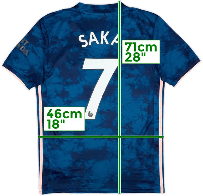 2020-21 Arsenal Third Shirt Saka #7 - 5/10 - (S)
