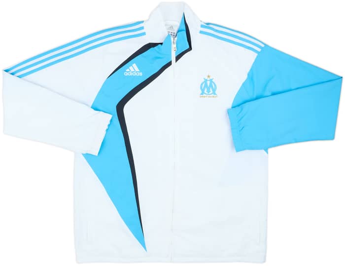 2009-10 Olympique Marseille adidas Track Jacket - 8/10 - (XL)