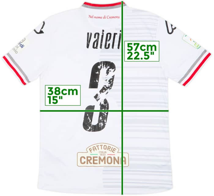 2020-21 Cremonese Match Issue Away Shirt Valeri #3