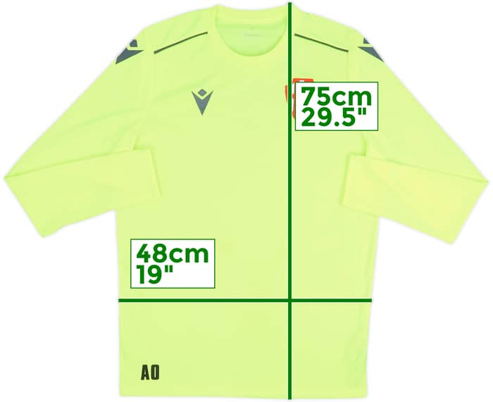 2020-21 Padova Macron Training L/S Shirt - 7/10 - (M)