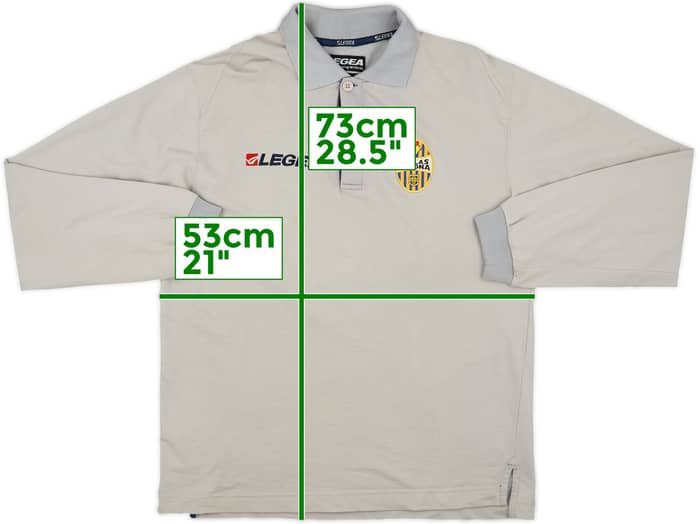 2003-04 Hellas Verona Legea Polo L/S Shirt - 8/10 - (M)