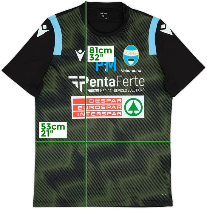 2021-22 SPAL Macron Staff Issue Training Shirt PM - 6/10 - (XL)