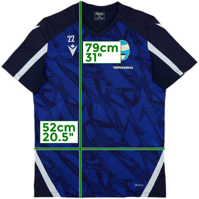 2021-22 SPAL Macron Player Issue Training Shirt #22 - 6/10 - (XL)