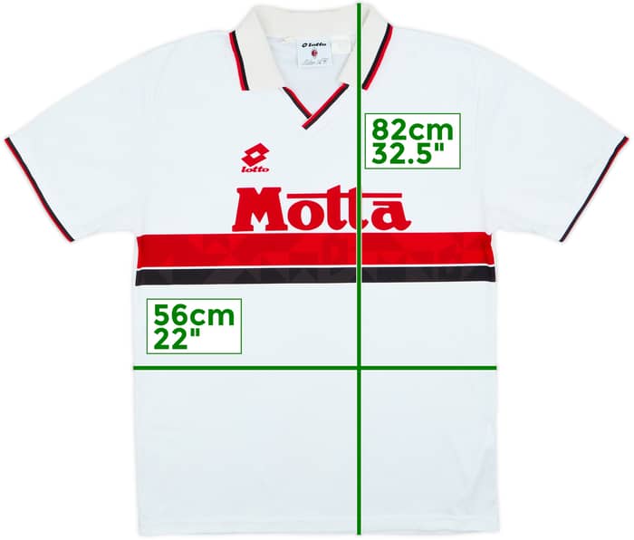 1993-94 AC Milan Away Shirt - 6/10 - (XL)