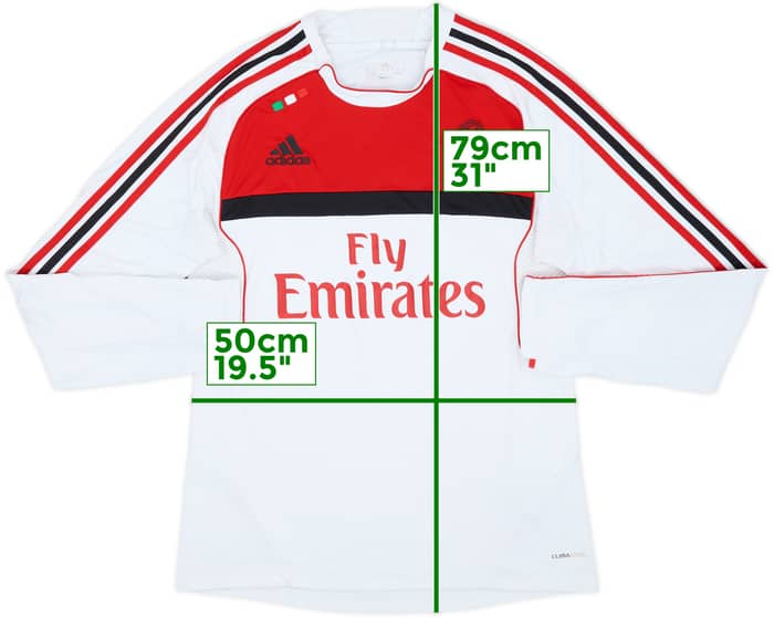 2011-12 AC Milan adidas Training L/S Shirt - 5/10 - (L)