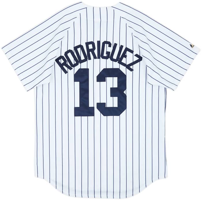2004-08 New York Yankees Rodriguez #13 Majestic Home Jersey - 7/10 - (M)