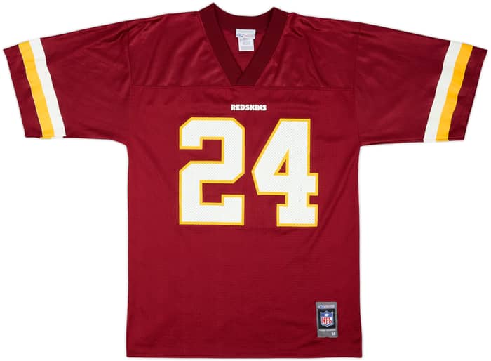 2001 Washington Redskins Bailey #24 Reebok Home Jersey - 7/10 - (M)