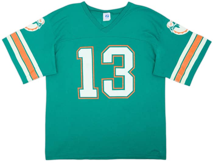 1990-96 Miami Dolphins Marino #13 Logo 7 Tee - 6/10 - (L)
